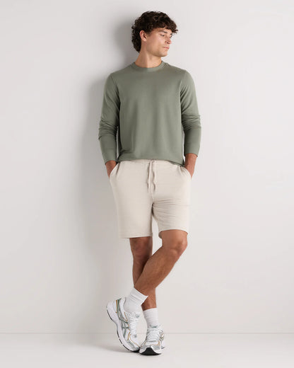 Supersoft Fleece 7.5" Sweatshorts - S / Heather Oatmeal