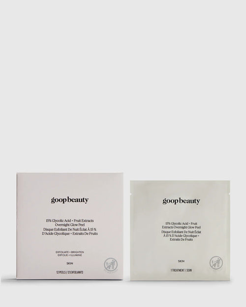 15% Glycolic Acid Overnight Glow Peel 12-Pack by goop Beauty - One Size / No Color