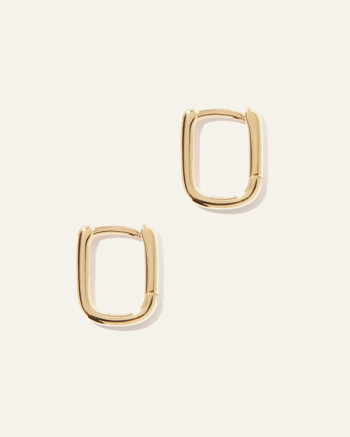 Mini U Hoops - One Size / Gold Vermeil