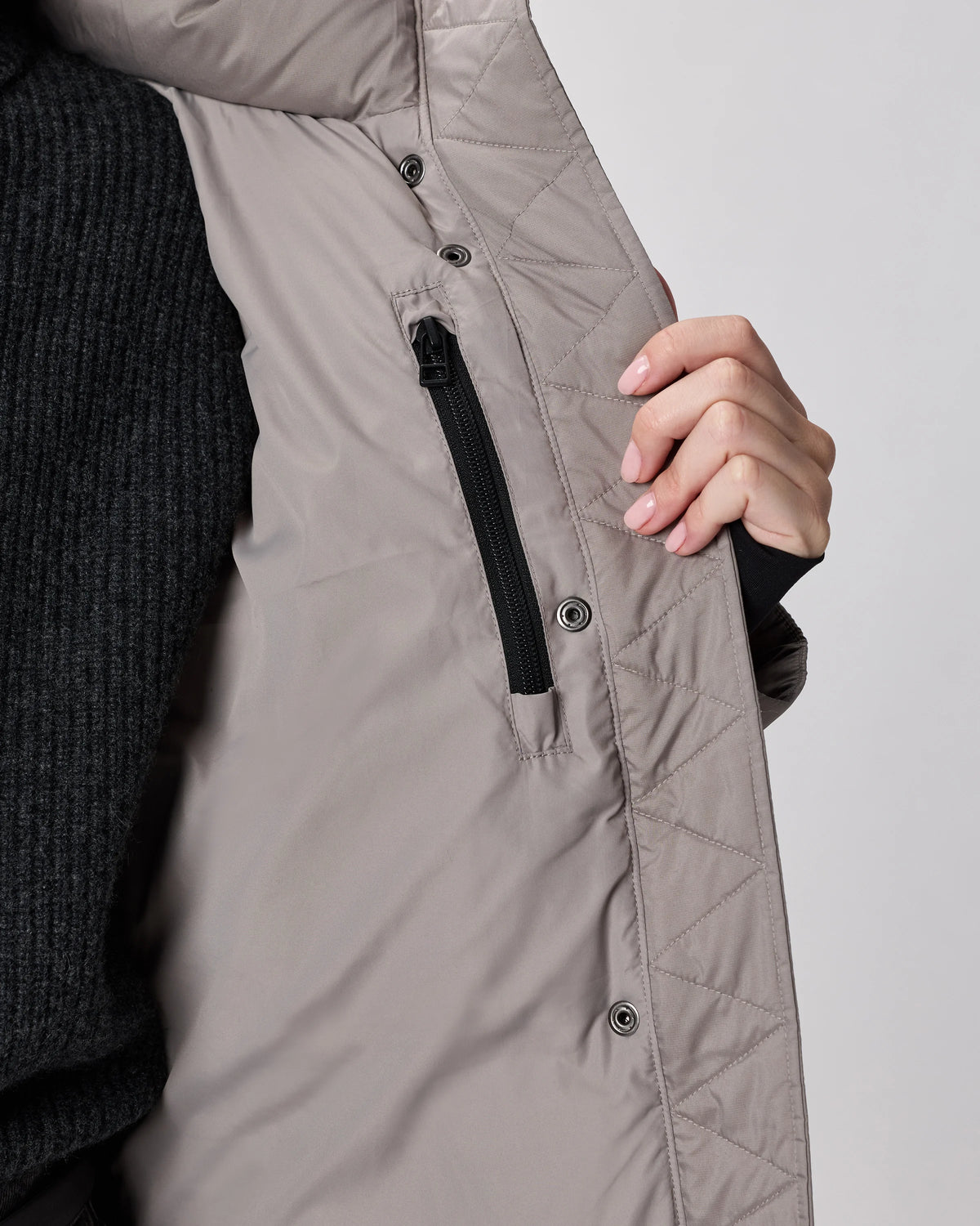 Responsible Down Long Puffer Jacket - XS / Black