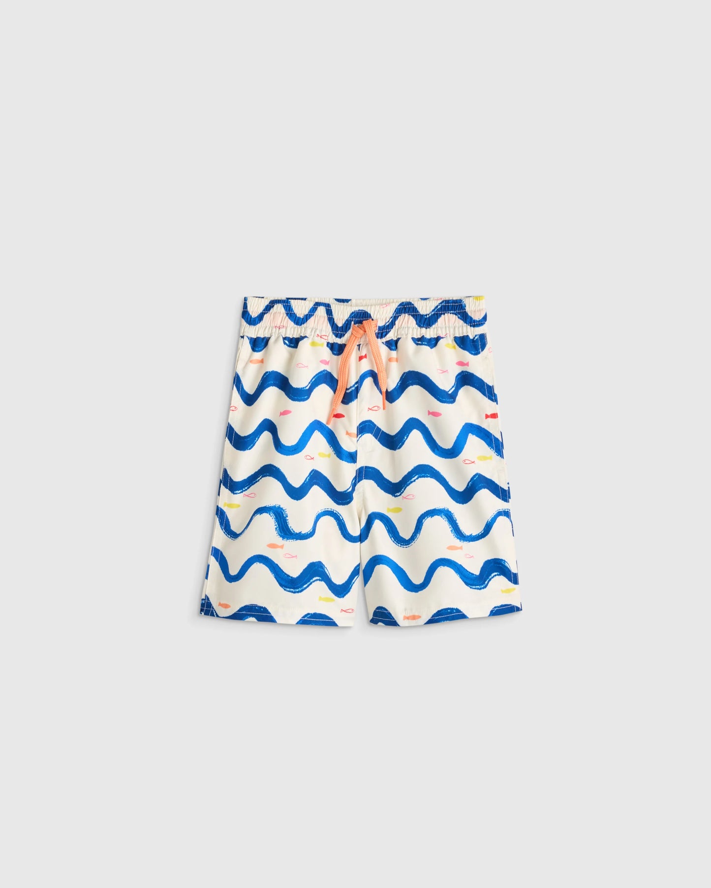 Swim Trunk and Rash Guard Set - 2T / Wavy Fish