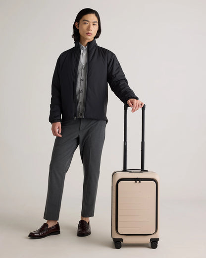 Front Pocket Carry-On Suitcase - One Size / Lavender