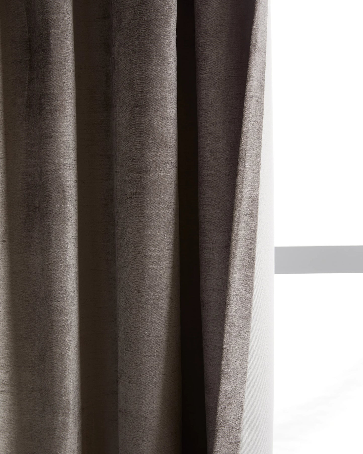Luster Velvet Room Darkening Curtain - Single Panel - 48x84 / Champagne