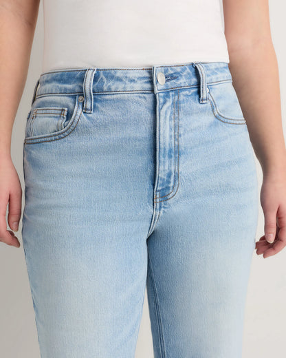 Curvy Bella Stretch Relaxed Straight Jeans - 24 / Charcoal Black