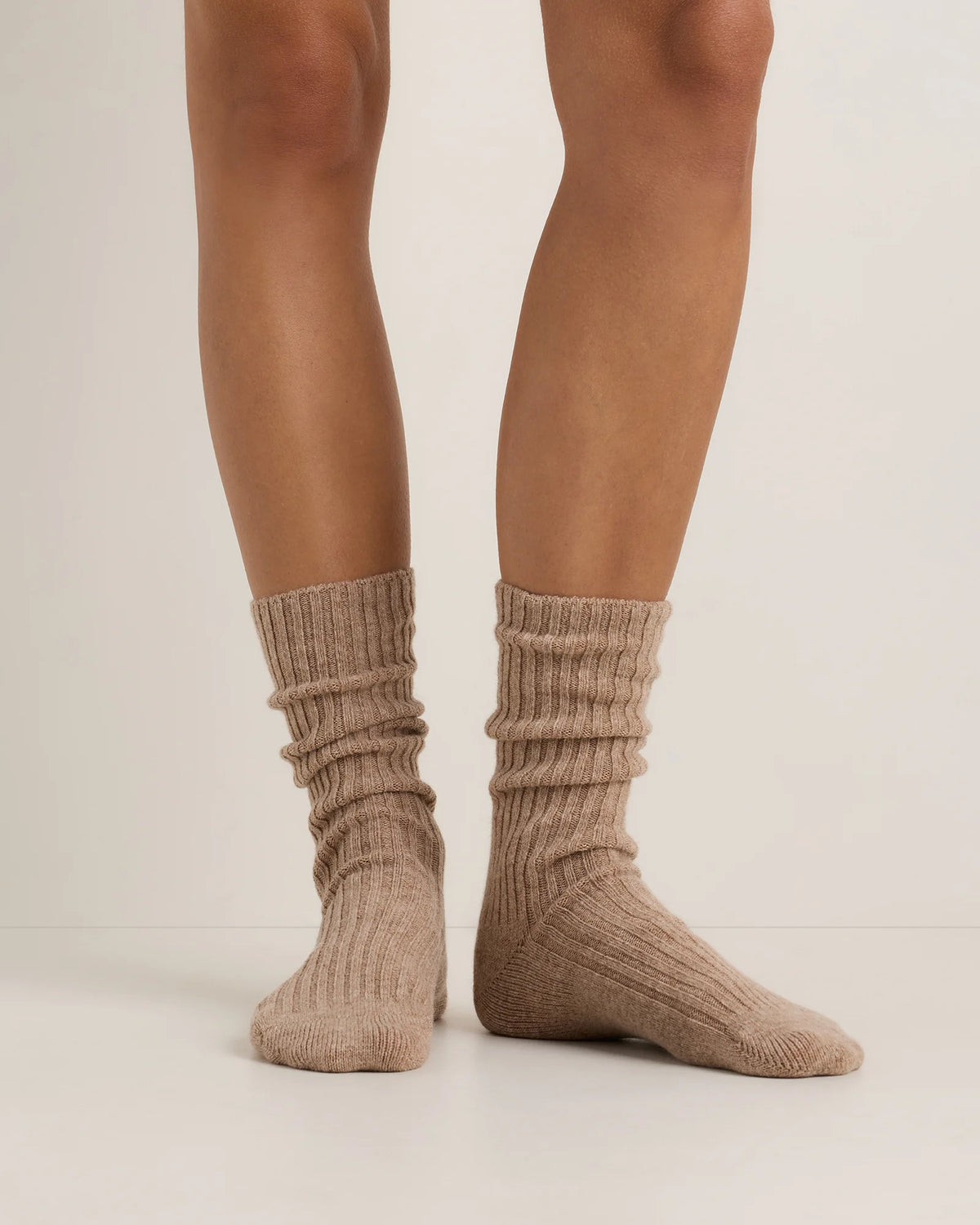 Cashmere Trouser Sock - XS/S / Ivory