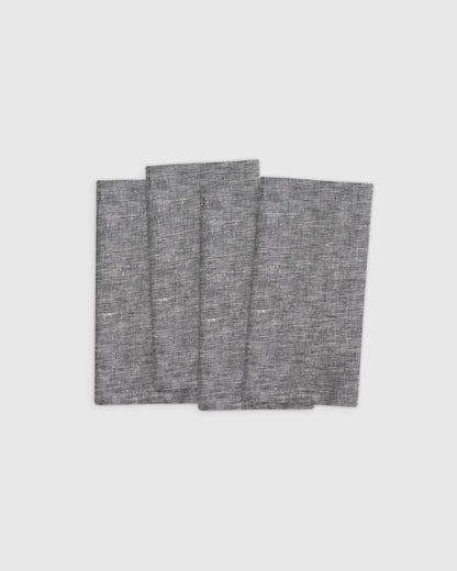 European Linen Chambray Napkin (Set of 4) - One Size / Natural