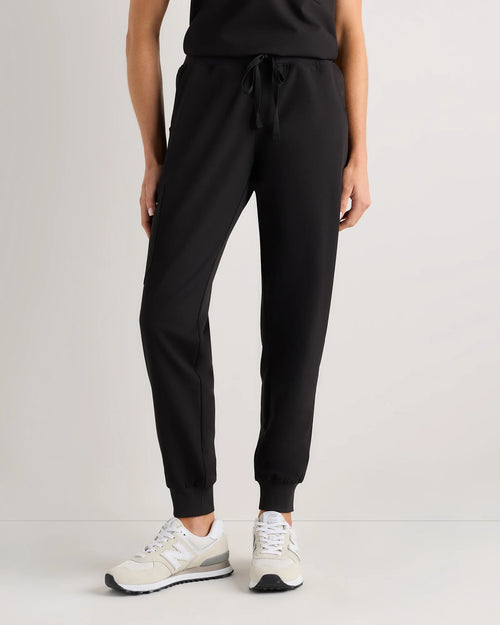 AeraFlex Scrub Joggers - XS / Bold Black
