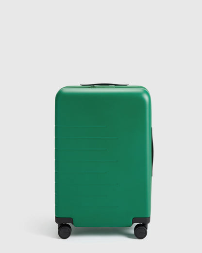 Expandable Carry-On Suitcase - One Size / Dark Green