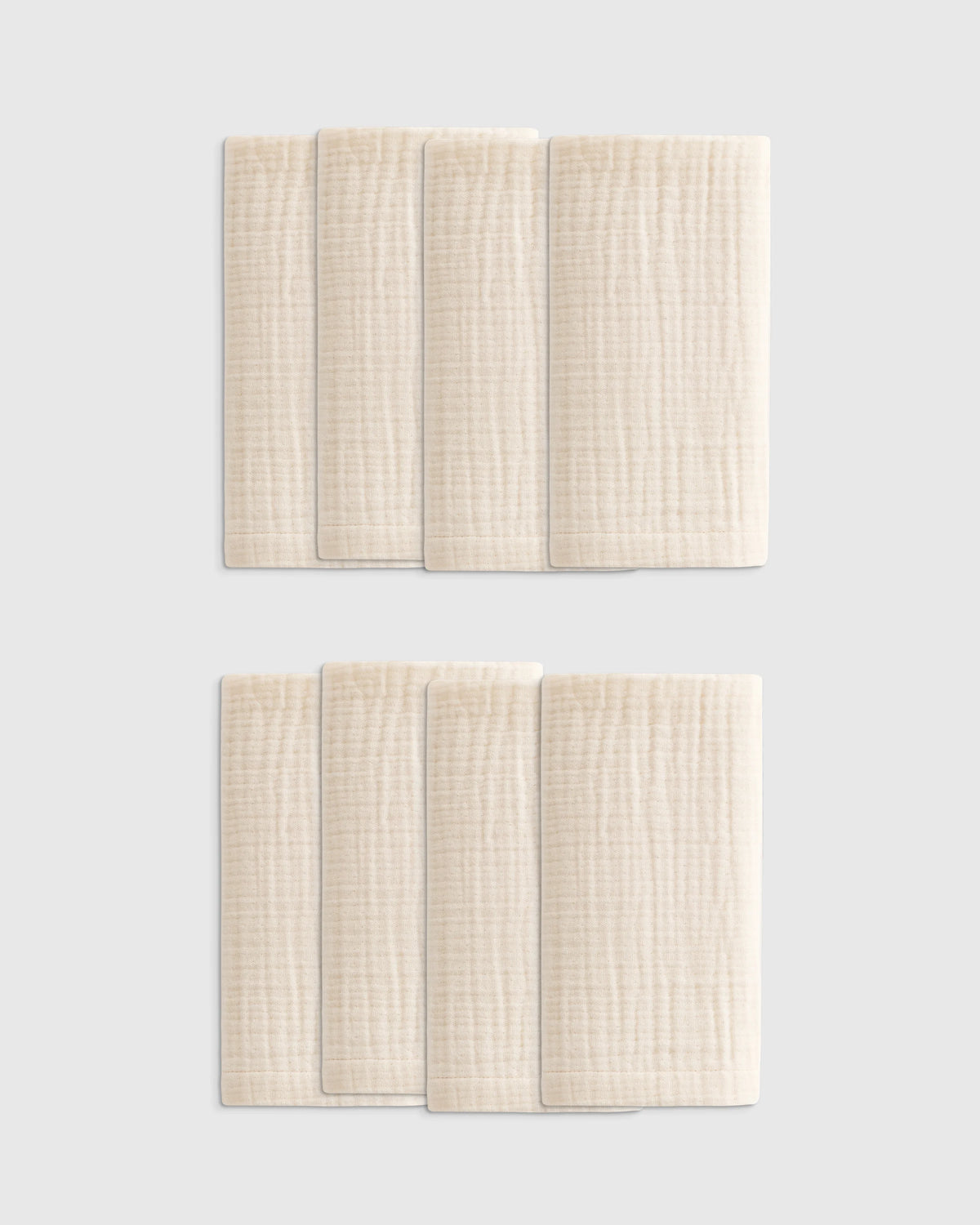 Organic Cotton Gauze Napkins (Set of 8) - One Size / Chocolate