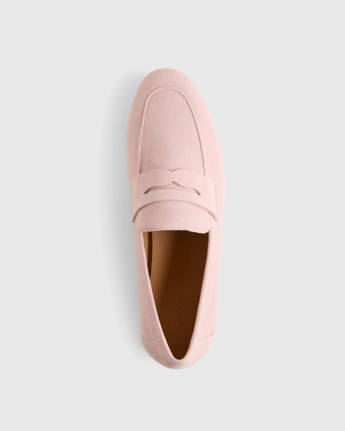 Italian Suede Penny Loafer - 5 / Almond
