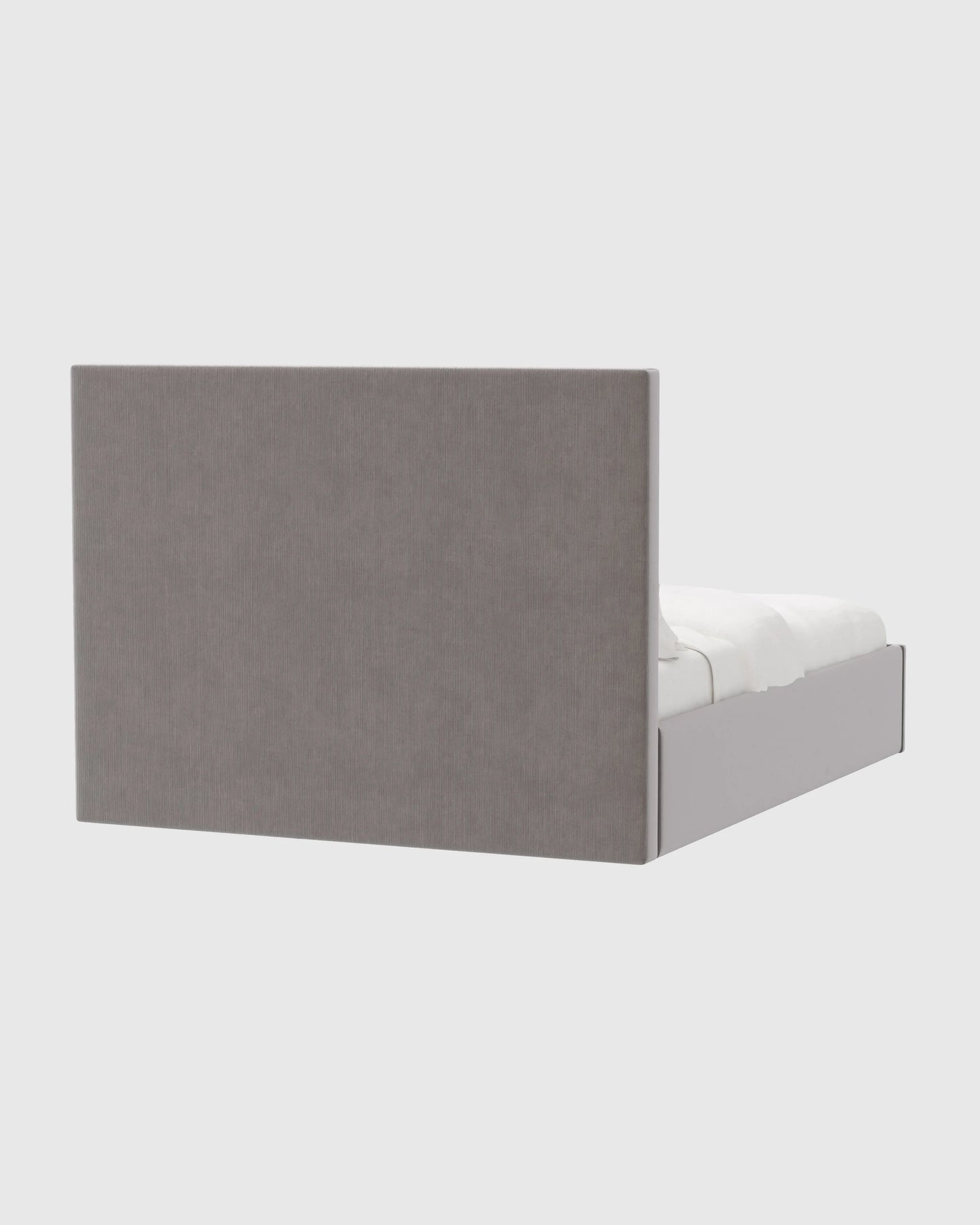 Square Bed in Performance Velvet - Full / Butterscotch