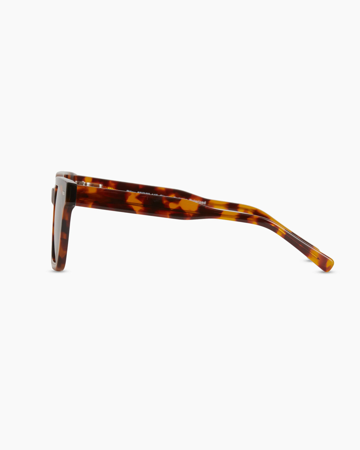 Riley Polarized Acetate Sunglasses - One Size / White Tortoise with Grey Lens