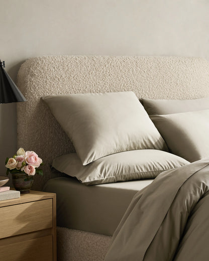 Organic Crisp Percale Sham Set - Standard / White