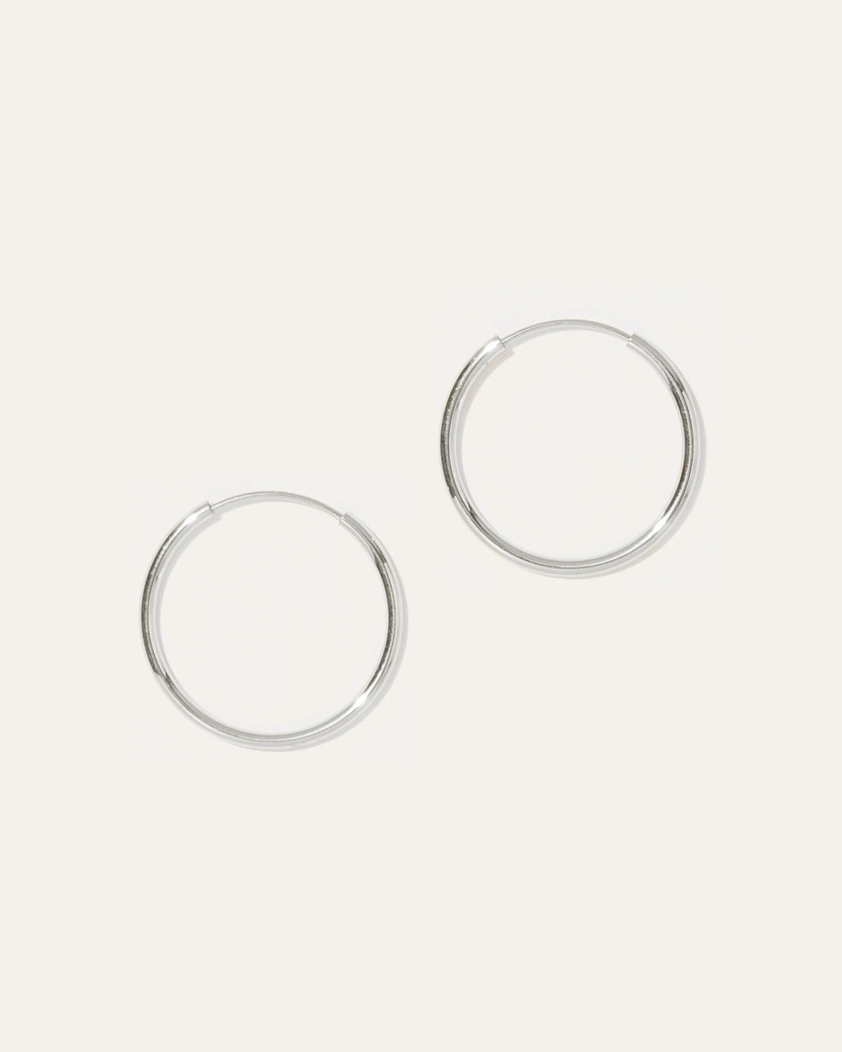 14K Gold Everyday Hoops - One Size / Yellow Gold