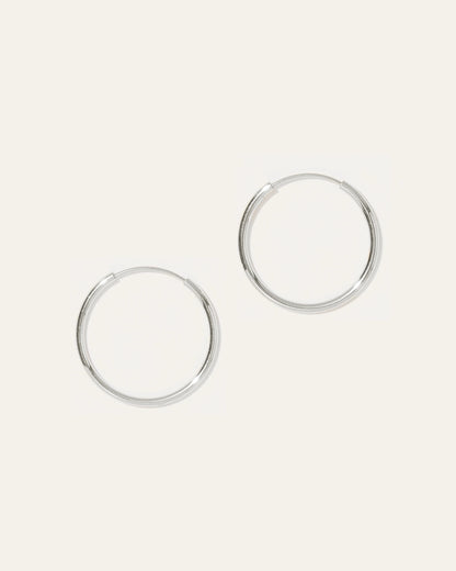 14K Gold Everyday Hoops - One Size / Yellow Gold