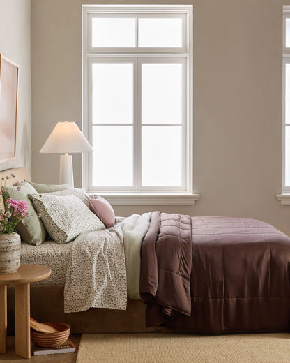 Bamboo Comforter - Twin / Soft Pink