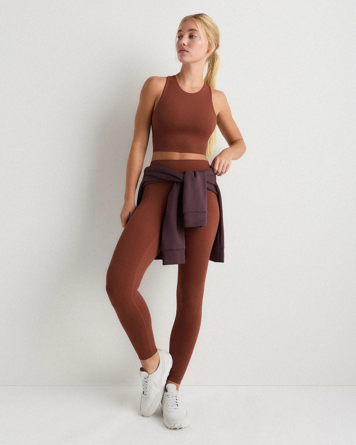 Ultra-Form High-Neck Cropped Tank - XS / Black Camo