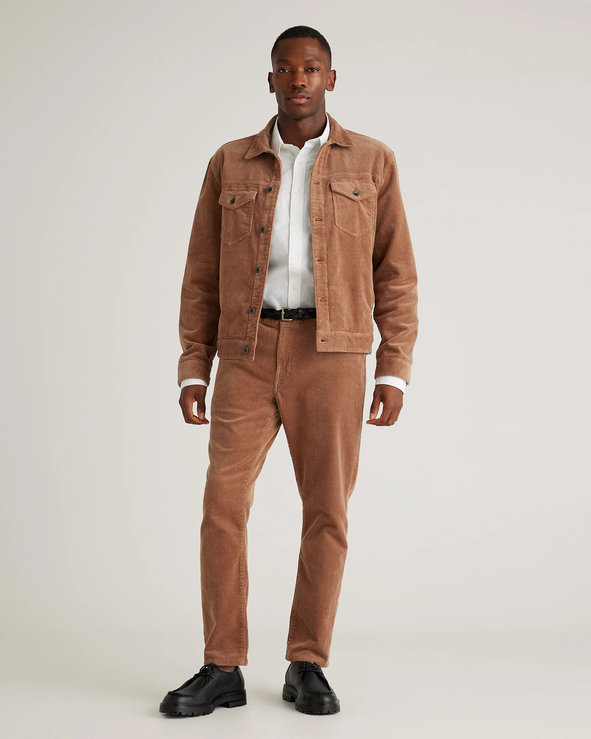 Organic Stretch Corduroy 5-Pocket Pants - 30X30 / Espresso