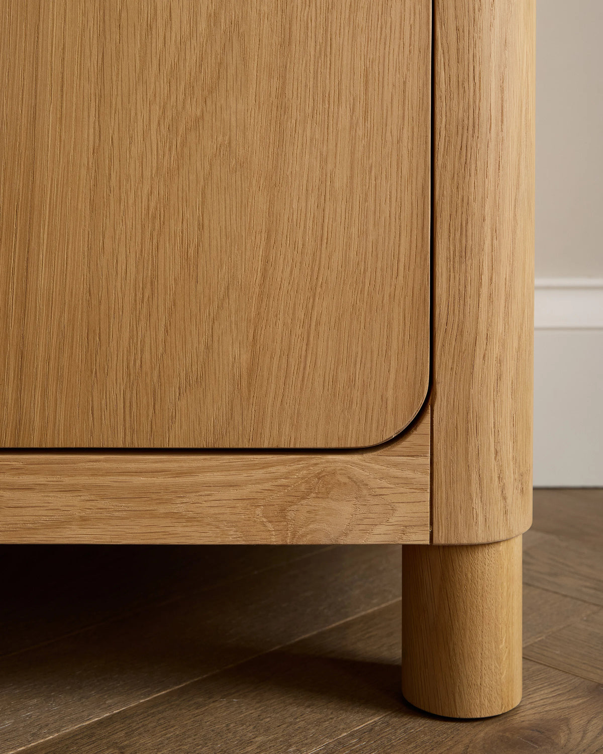 Rustic Oak Sideboard - One Size / Natural