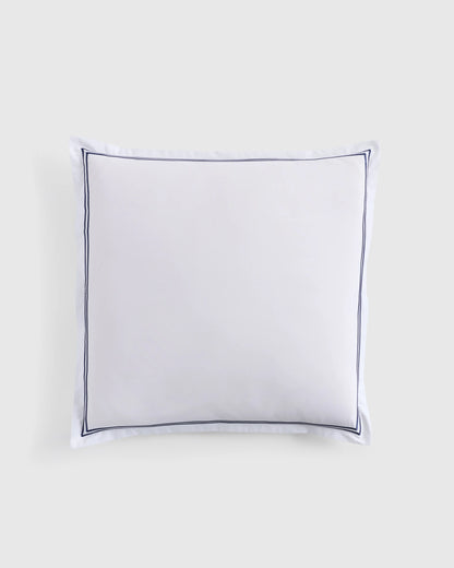 Organic Crisp Percale Euro Sham - Euro / White