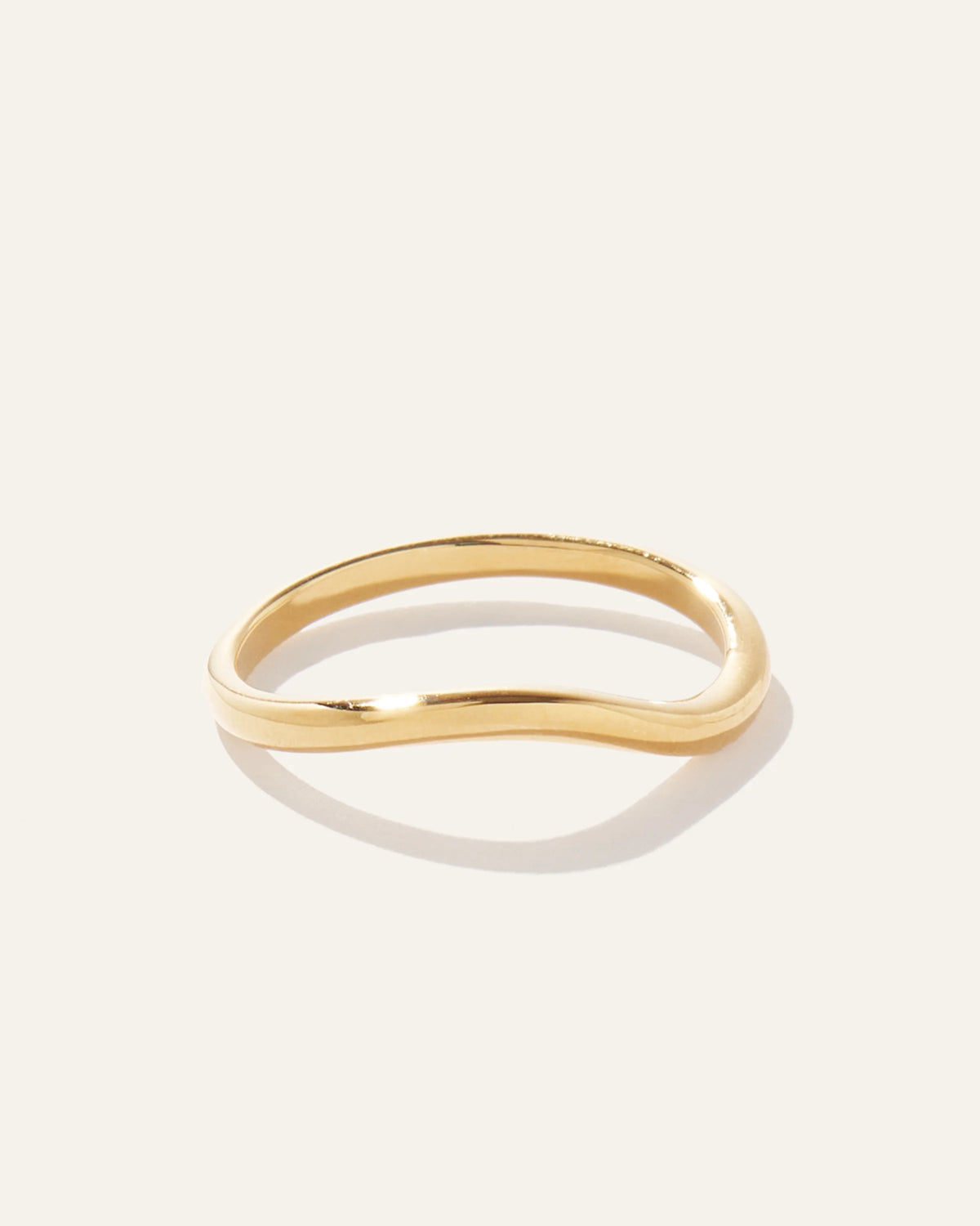 Bold Wave Ring - 4 / Gold Vermeil