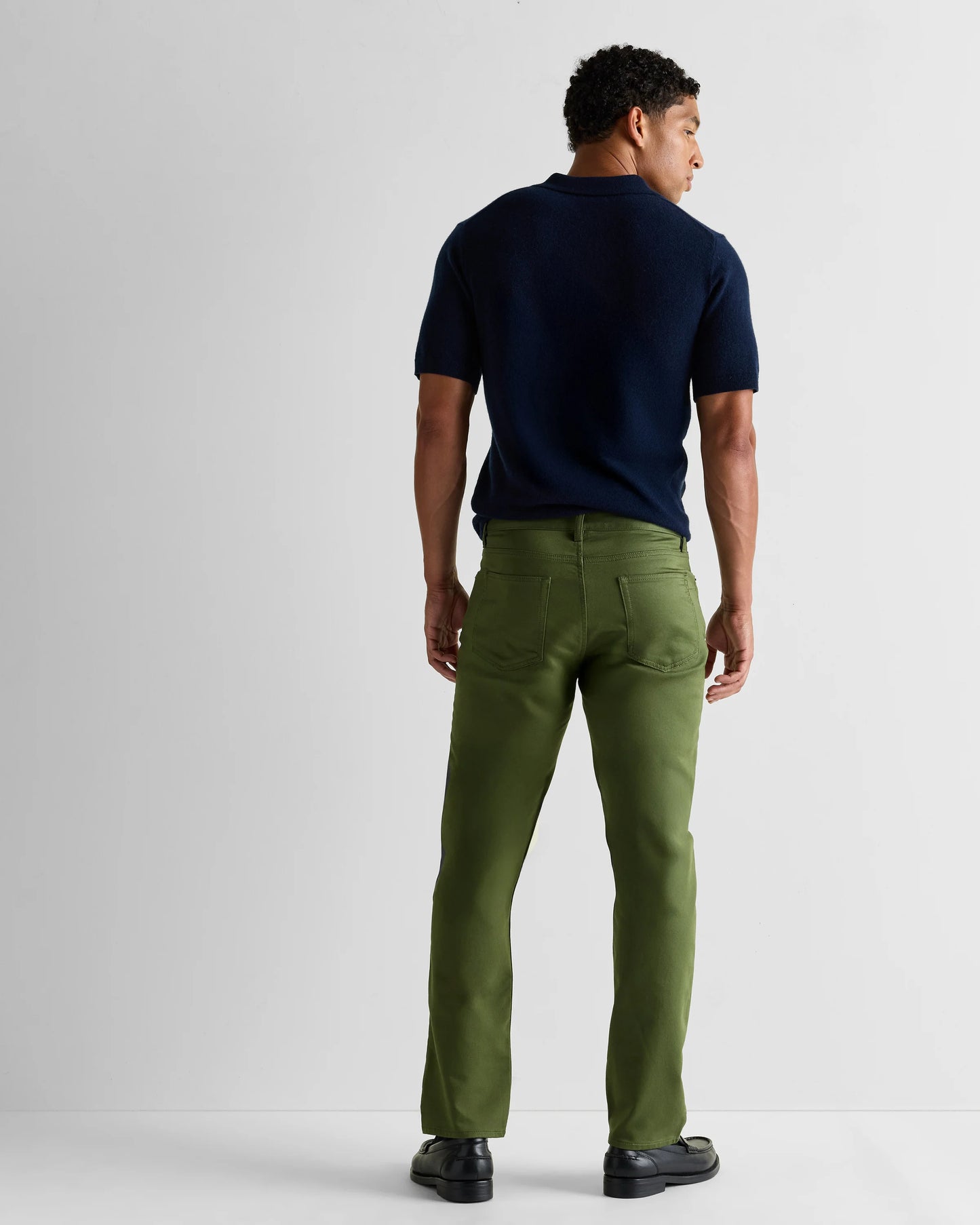 Comfort Stretch Traveler 5-Pocket Pants - Straight - 28X30 / Military Olive