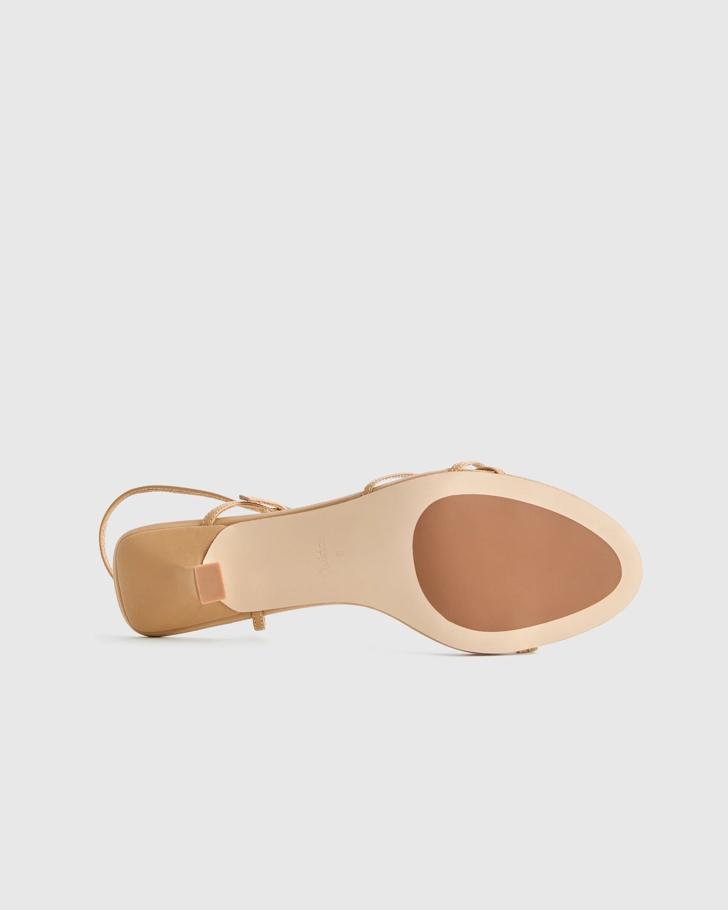 Italian Leather 70mm Strappy Heel - 5 / Metallic Gold