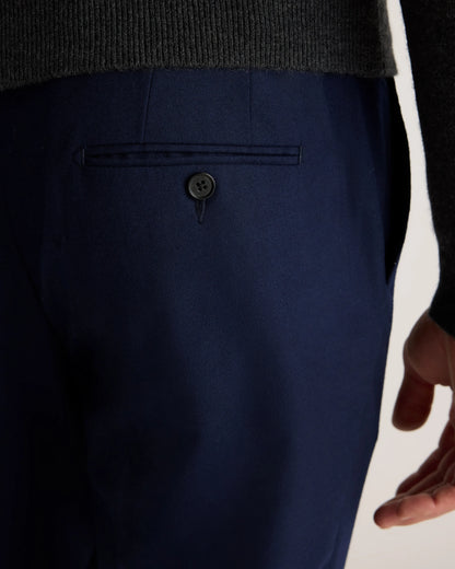 Stretch Wool Dress Pants - Slim - 30X30 / Grey Melange