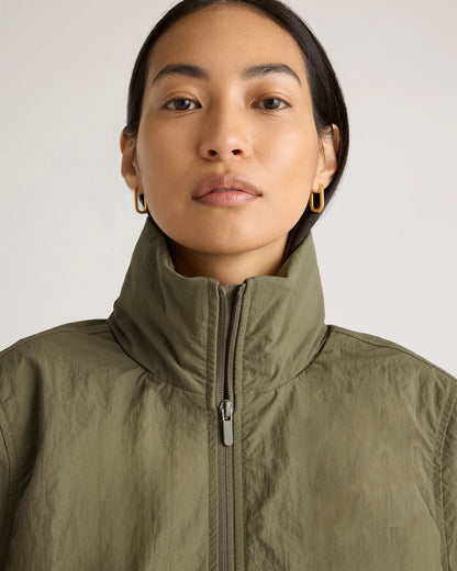 Water Repellent Windbreaker Jacket - XS / Praline
