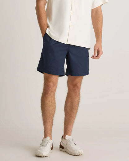 Cotton Chino Drawstring Shorts - 7" - S / Trellis