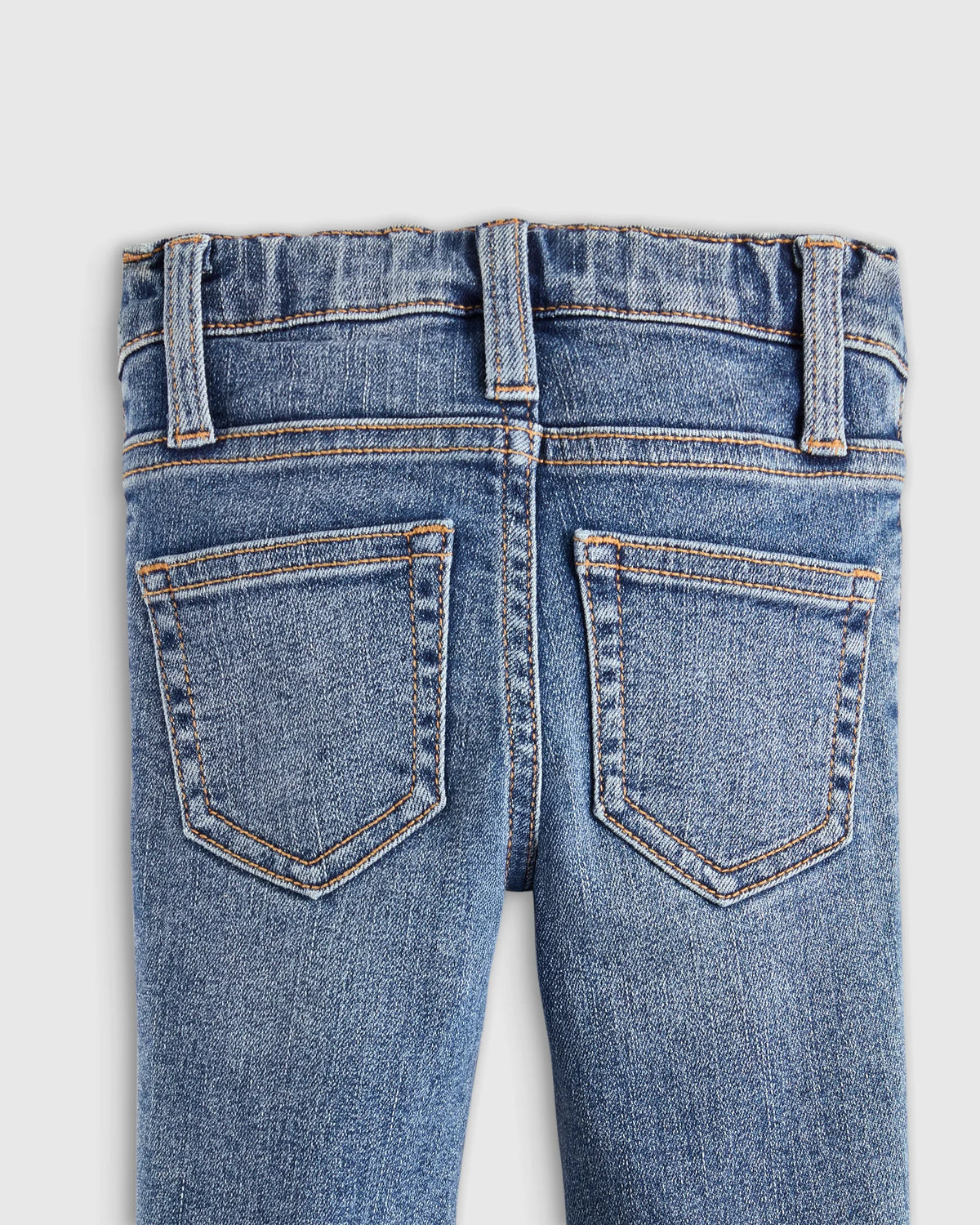 Boys Cotton Stretch Skinny Jeans - 9-12M / Medium Wash