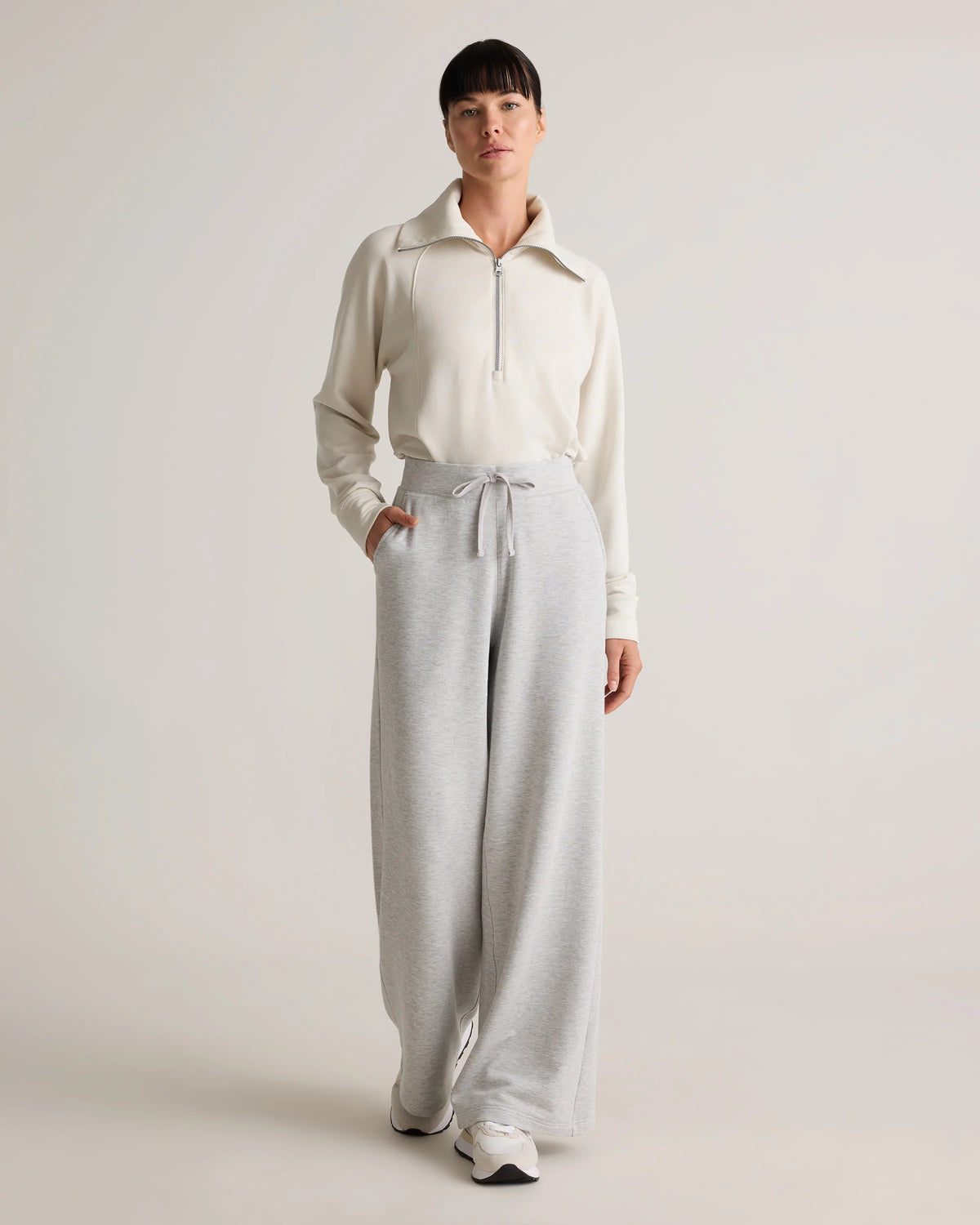 SuperSoft Fleece Wide Leg Pants - XS / Dried Fig