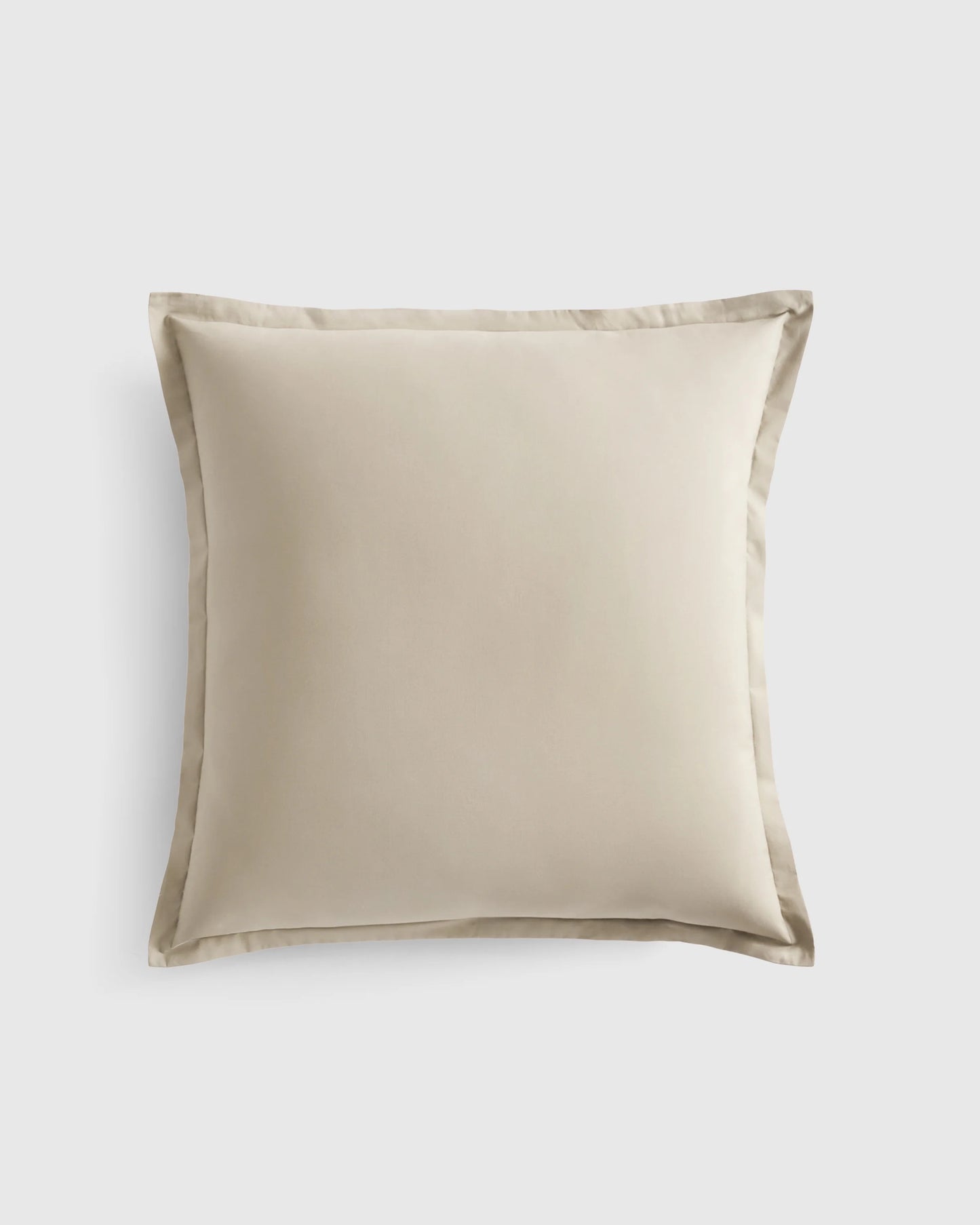 Organic Crisp Percale Euro Sham - Euro / White