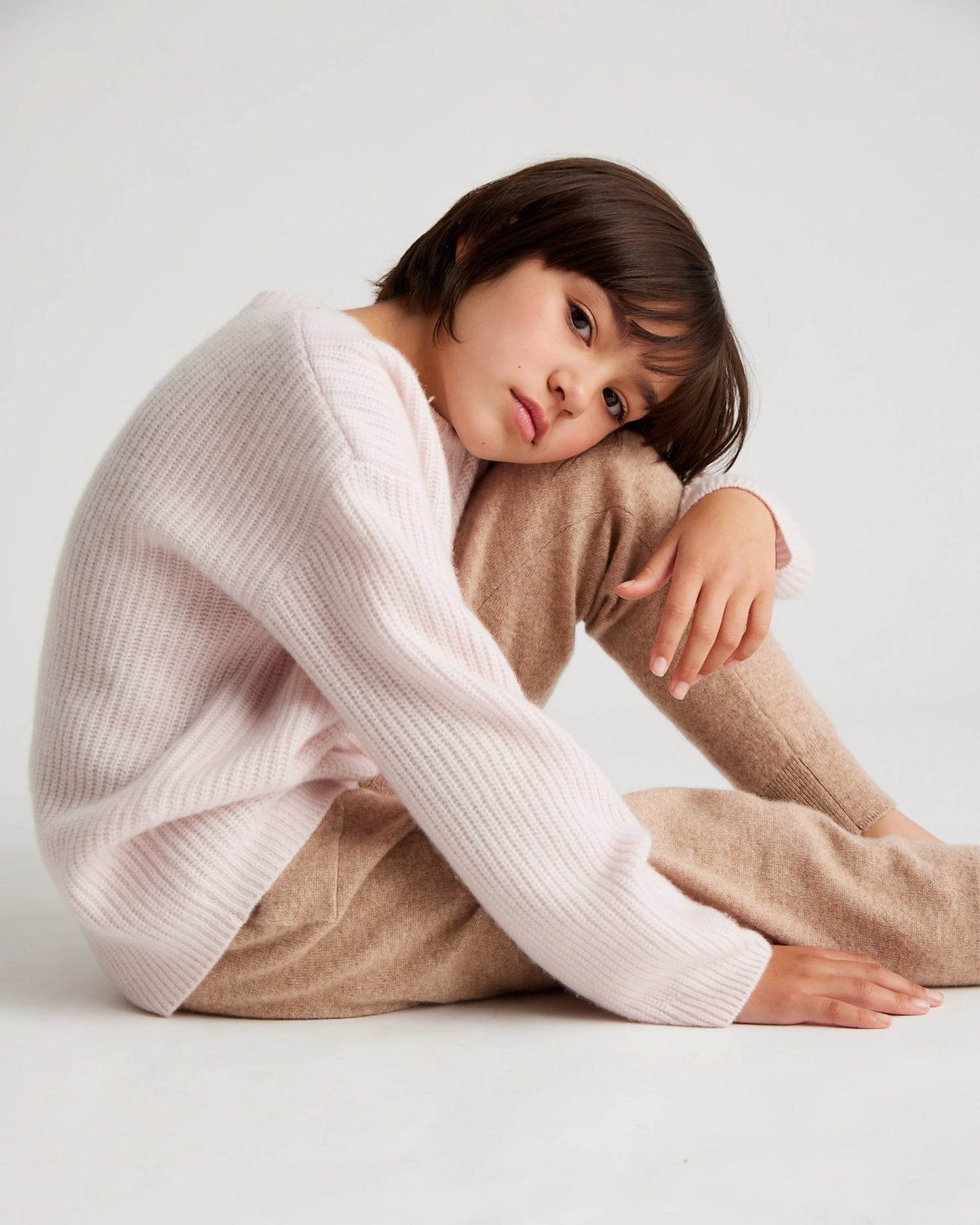 Washable Cashmere Jogger - 6 / Oatmeal