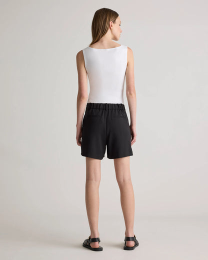 Stretch Cotton Jersey Boat Neck Tank - XS / Heather Grey