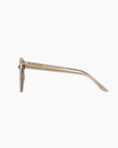 Brixton Polarized Acetate Sunglasses - Standard / Clear Taupe with Brown lens