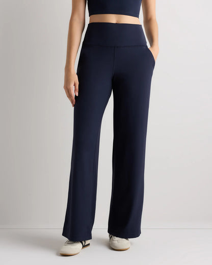 Ultra-Form High-Rise Wide Leg Pants - XS / Black