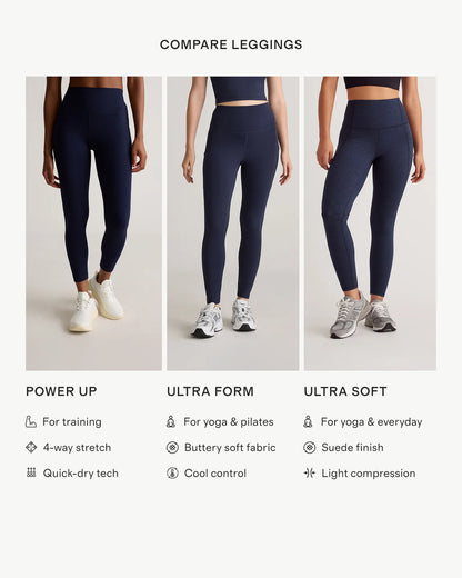 Ultra-Soft High-Rise Legging - XS / Heather Oatmeal