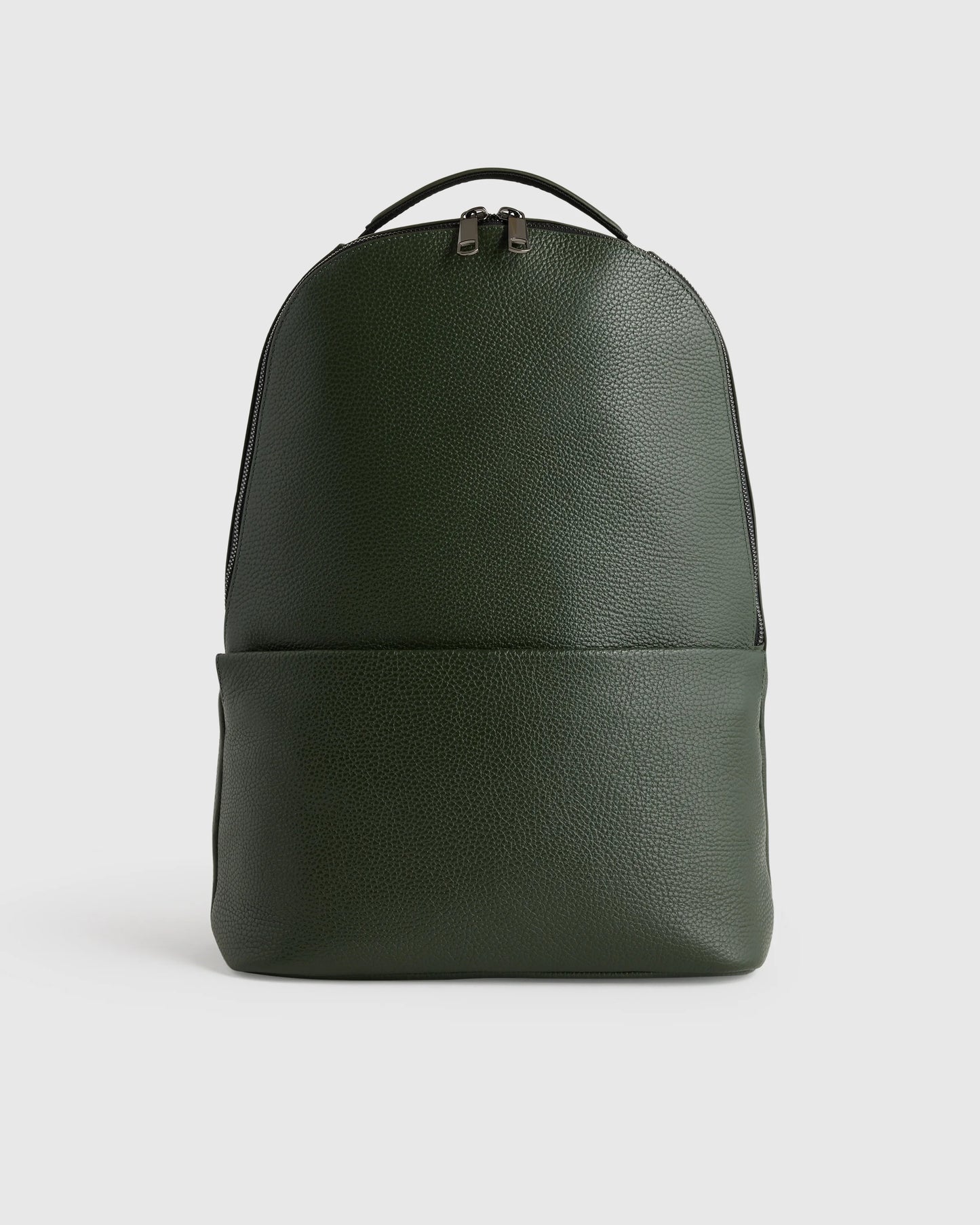 Excursion Italian Leather Laptop Backpack - One Size / Black