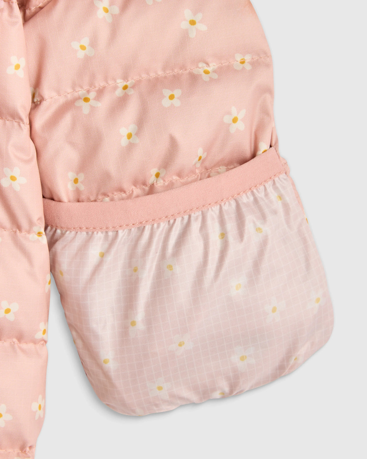 Lightweight Down Puffer Bunting - 0-3M / Pink Mini Floral