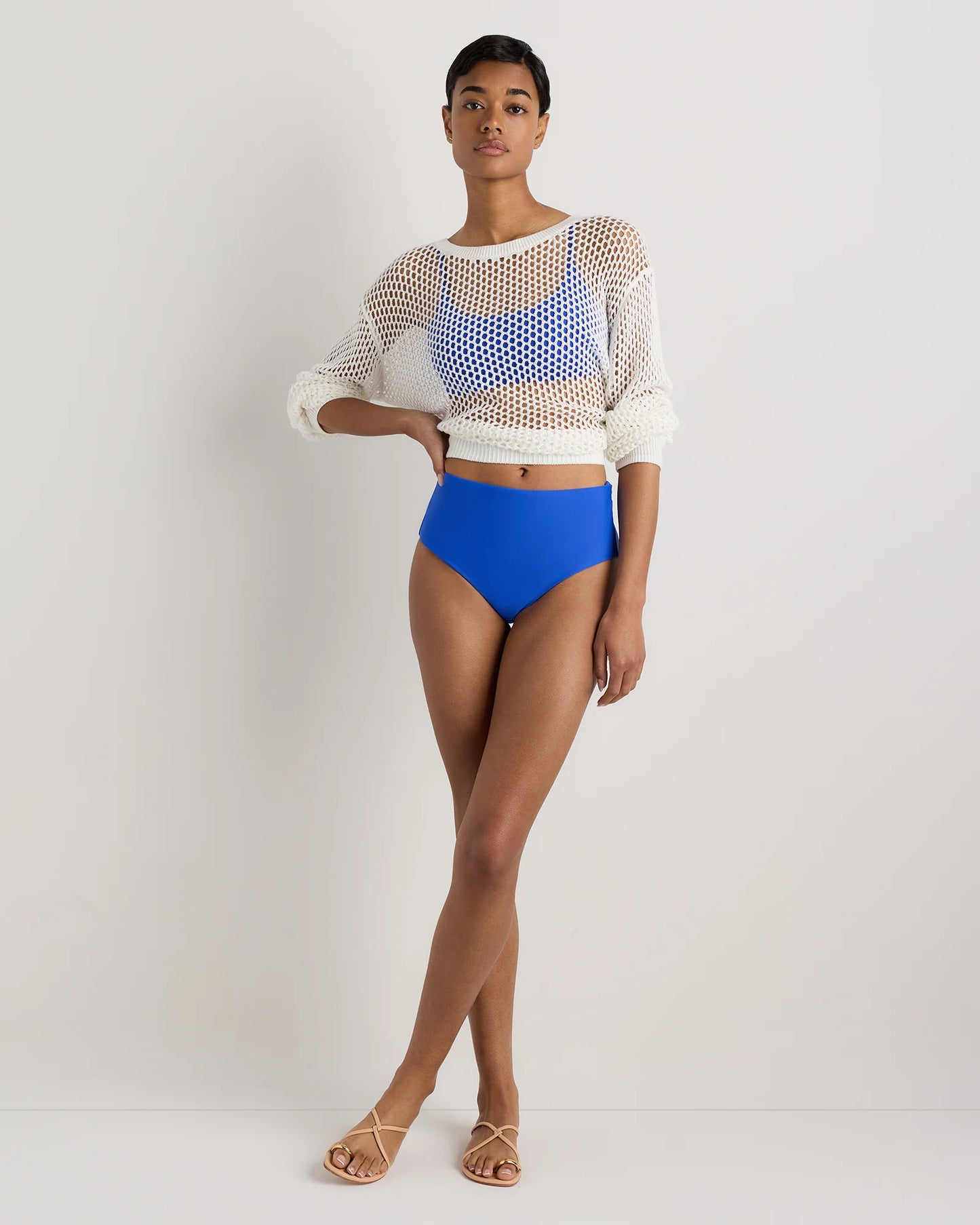 Italian High-Rise Bikini Bottom - XS / Black