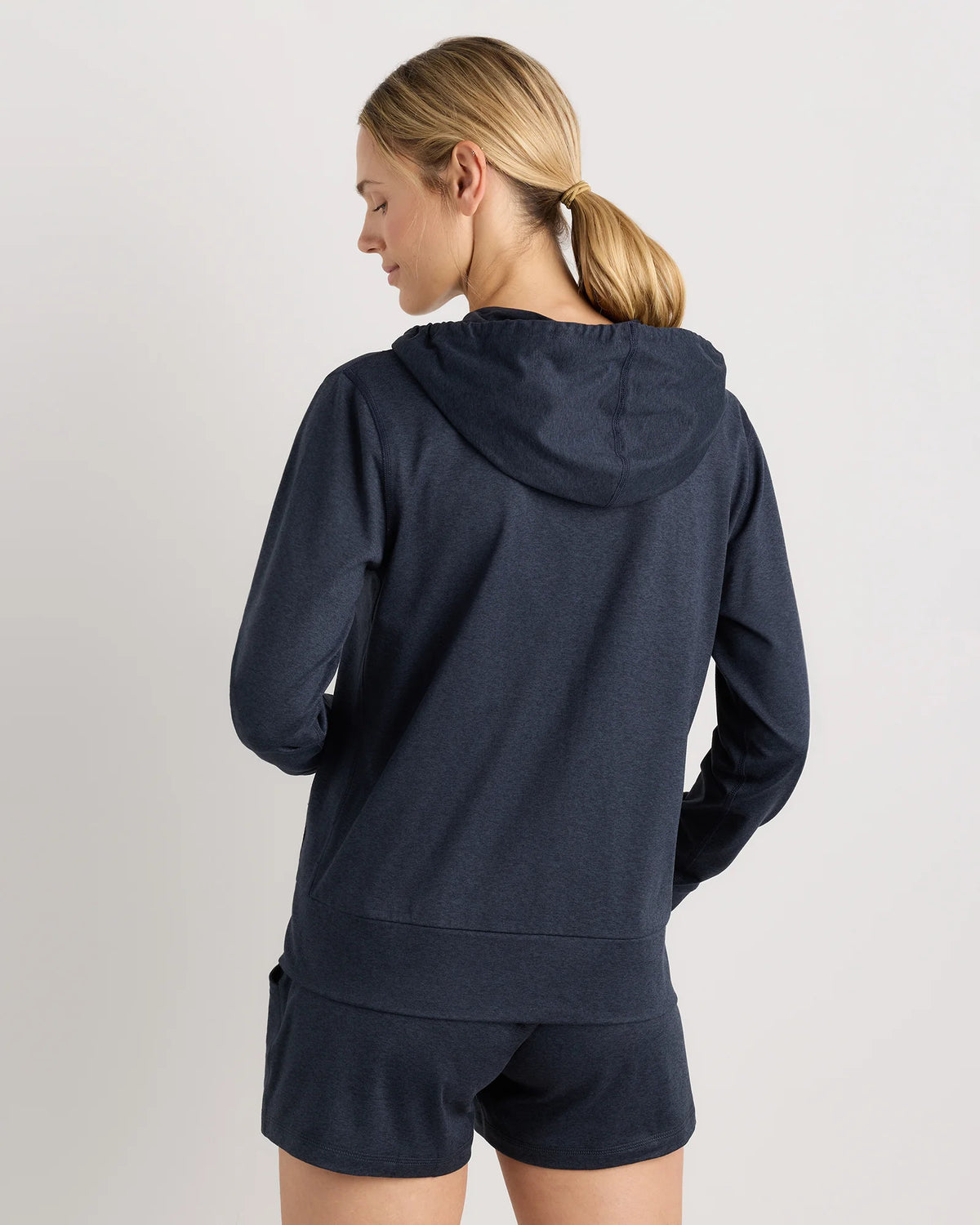 Flowknit Full-Zip Hoodie - XS / Heather Deep Navy