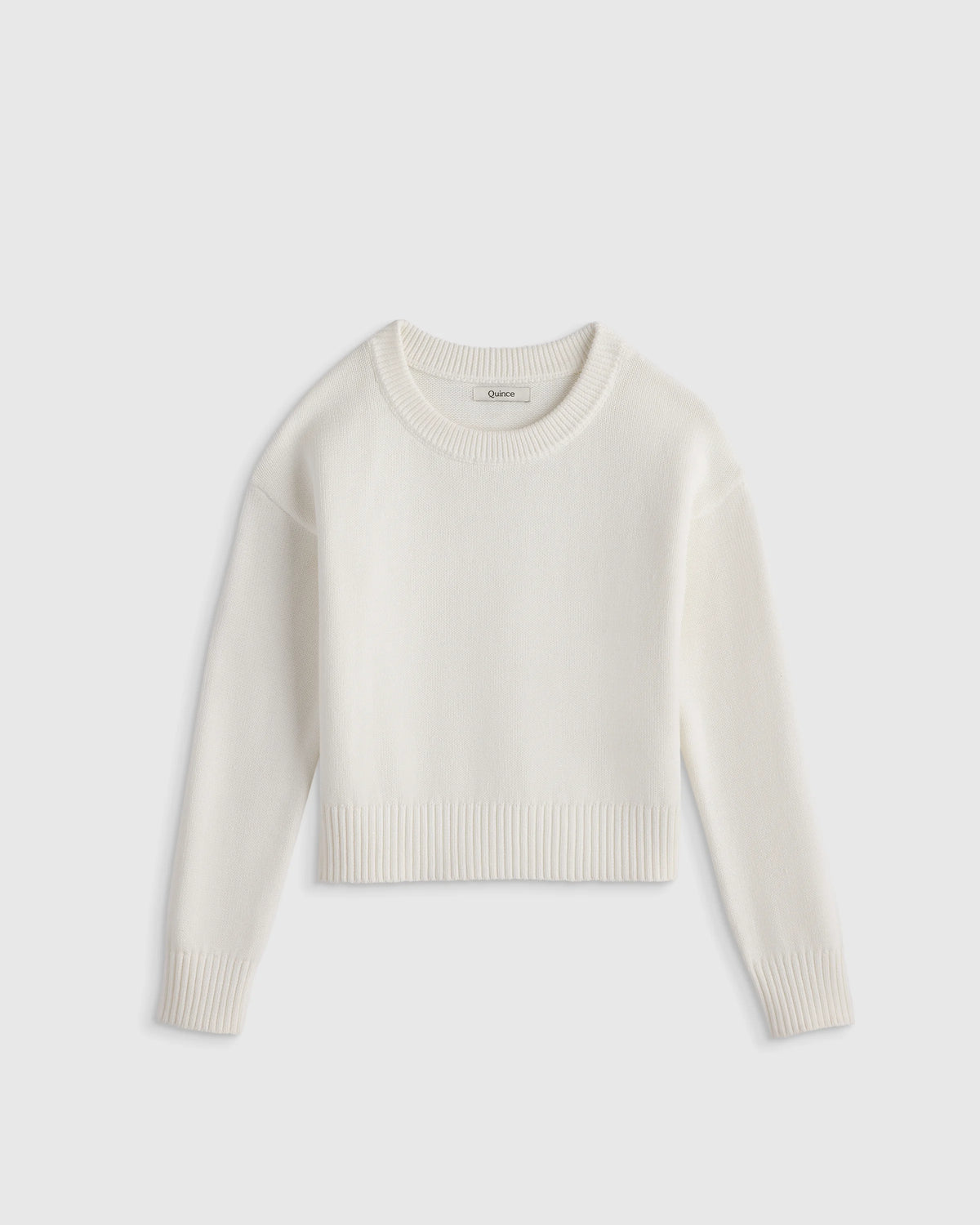 100% Organic Cotton Crewneck Sweater - 2T / Navy/White