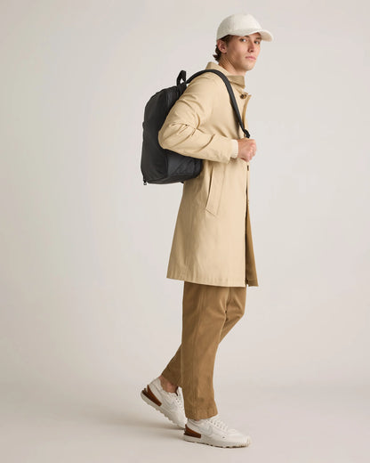 Water Repellent Puff Commuter Backpack - One Size / Black