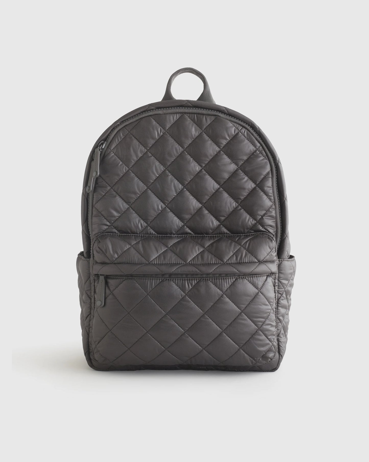 Transit Quilted Commuter Backpack - One Size / Taupe Brown