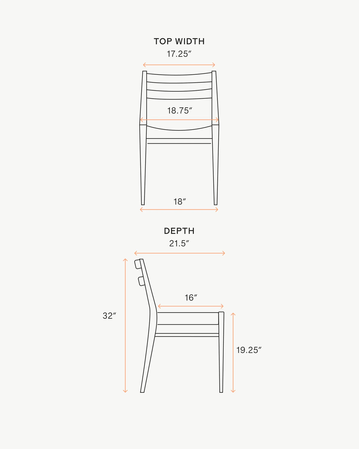 Solid Oak Dining Chair with Paper Cord Seat (Set of 2) - Set of 2 / Light Oak