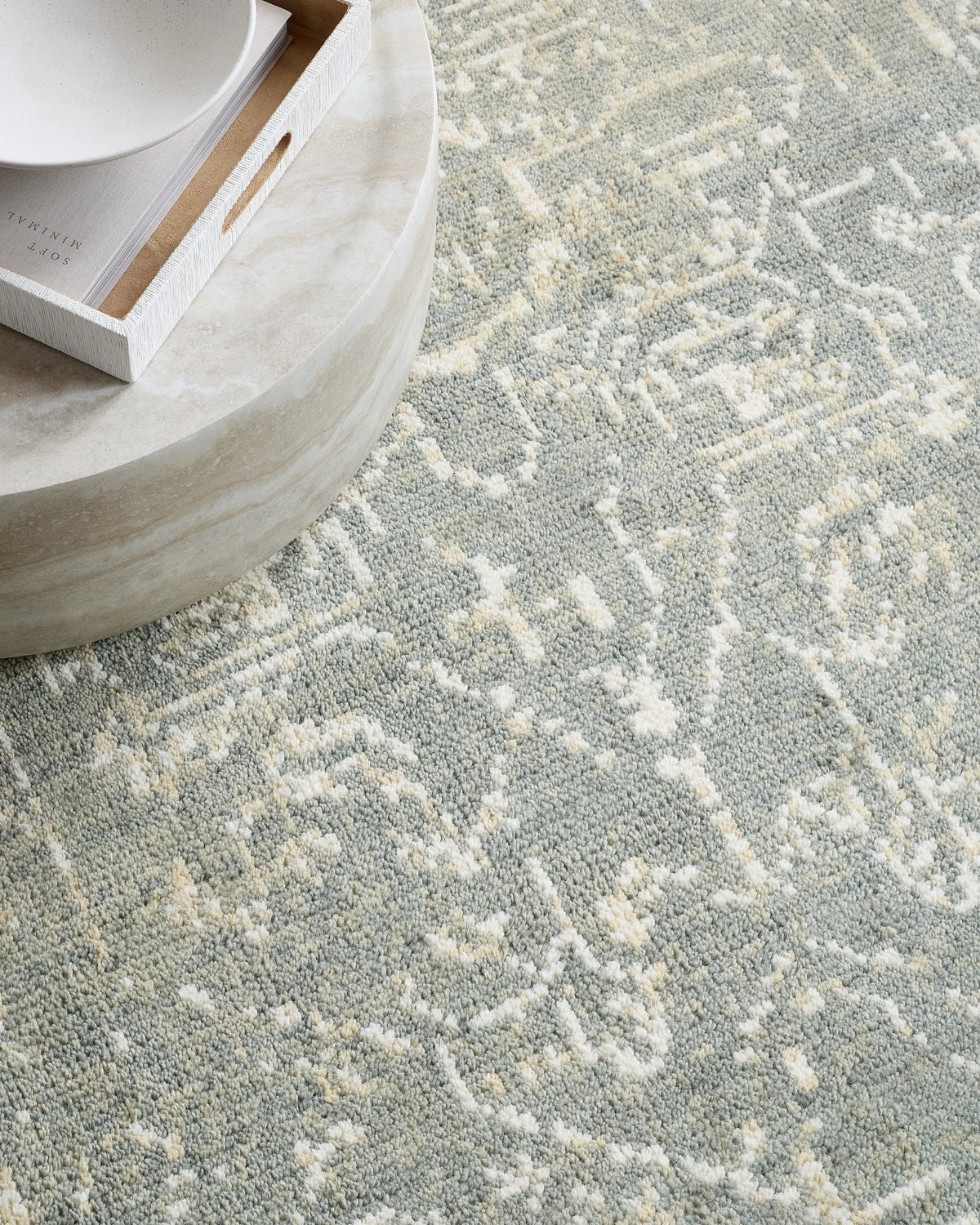 Seraphine Hand-Knotted Wool Rug - 3' x 5' / Sage