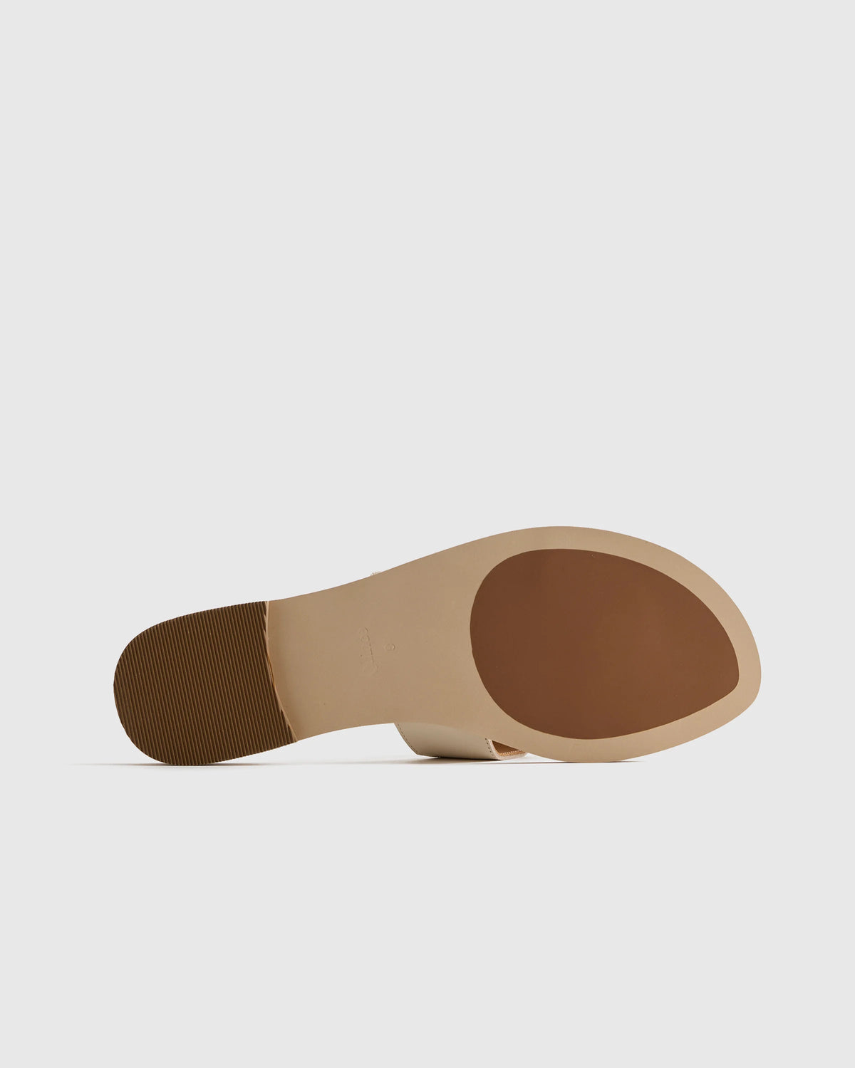 Italian Leather Cutout Slide Sandal - 5 / Shell Pink