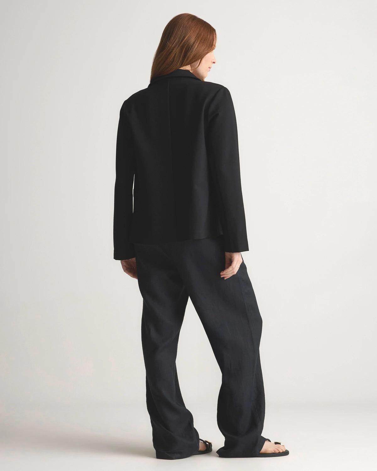 Ultra-Stretch Ponte Open Blazer - XS / Black