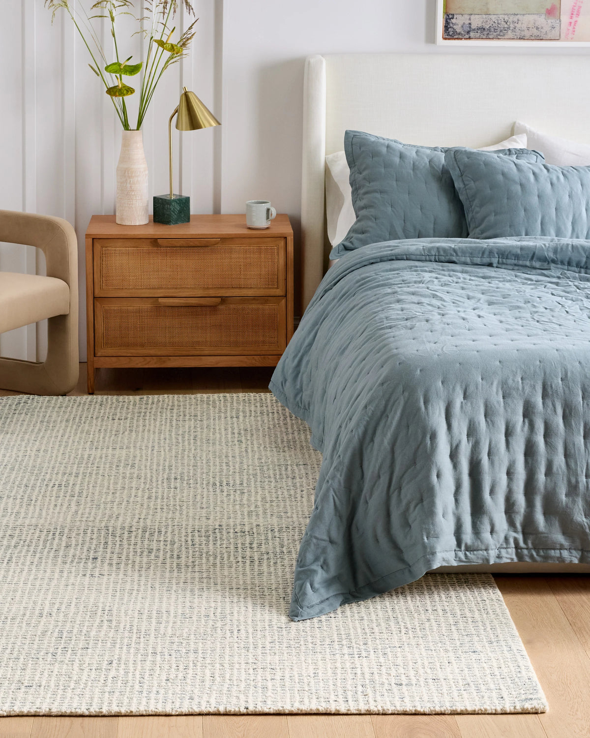 Park Wool Rug - 5' x 8' / Blue